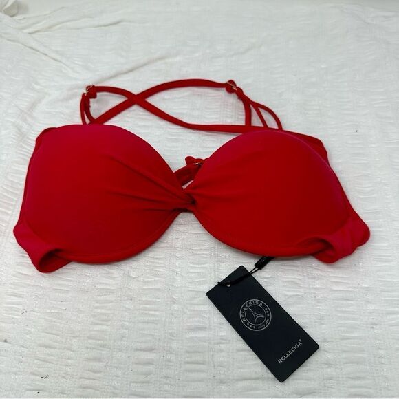 NWT Relleciga Bikini Top- Size Small - Picture 1 of 4